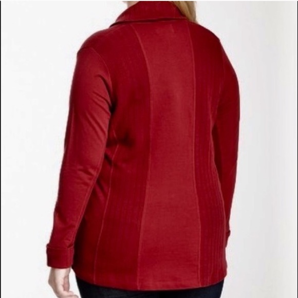LUCKY BRAND Red Wrap Sweater Jacket 2X - Picture 2 of 7